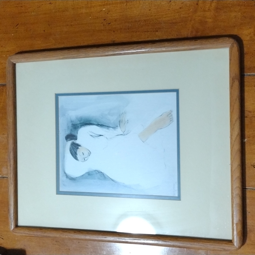 Rc Gorman framed re print